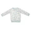 cotton fleece cardigan ocean 2