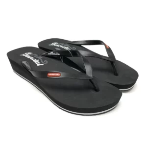 edwin high heel jandal black 01