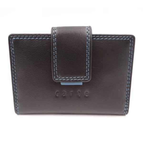 fw42 leather card wallet black 1