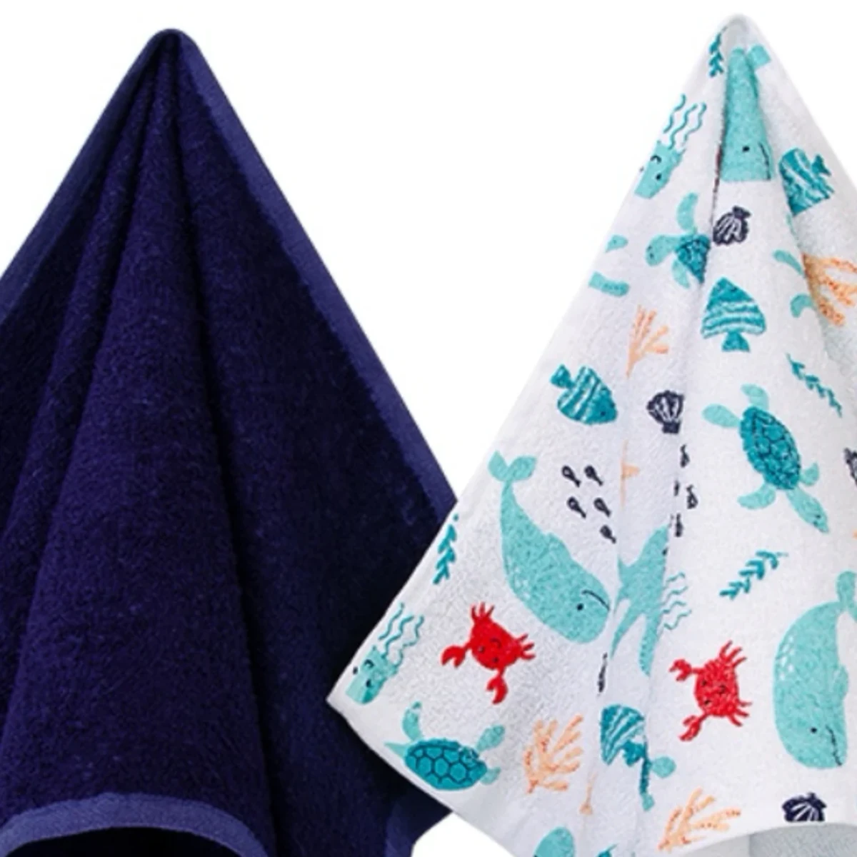 hudson baby bamboo washcloth blue 2pk 2