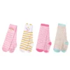 lv00833 4pk knee high socks pink 1