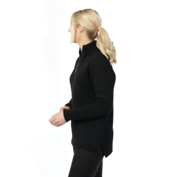 mkm lifestyle half zip ms4050 coal 2