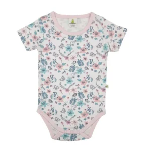 short sleeve bodysuit bloomy bliss