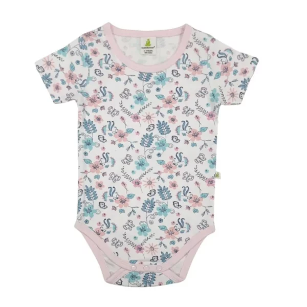 short sleeve bodysuit bloomy bliss