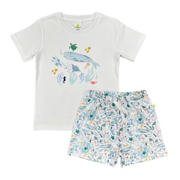 t shirt and shorts set ocean