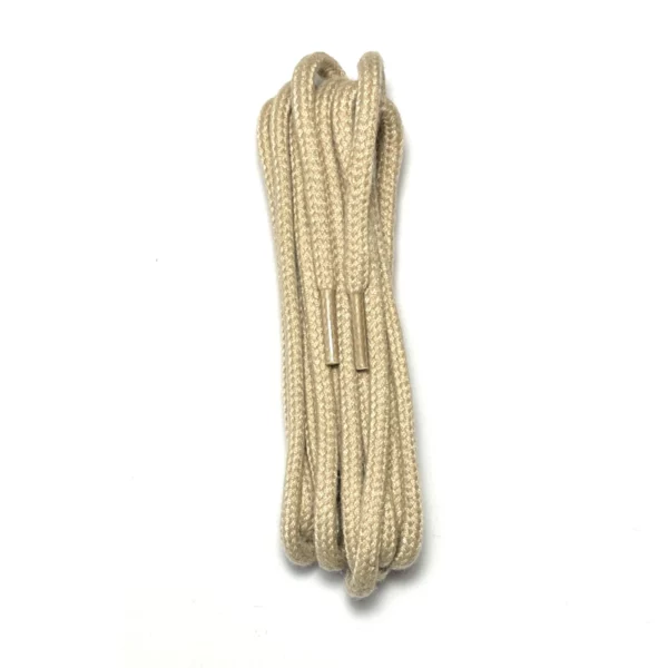 tedds plain corded round laces beige