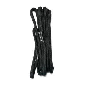 tedds plain corded round laces black