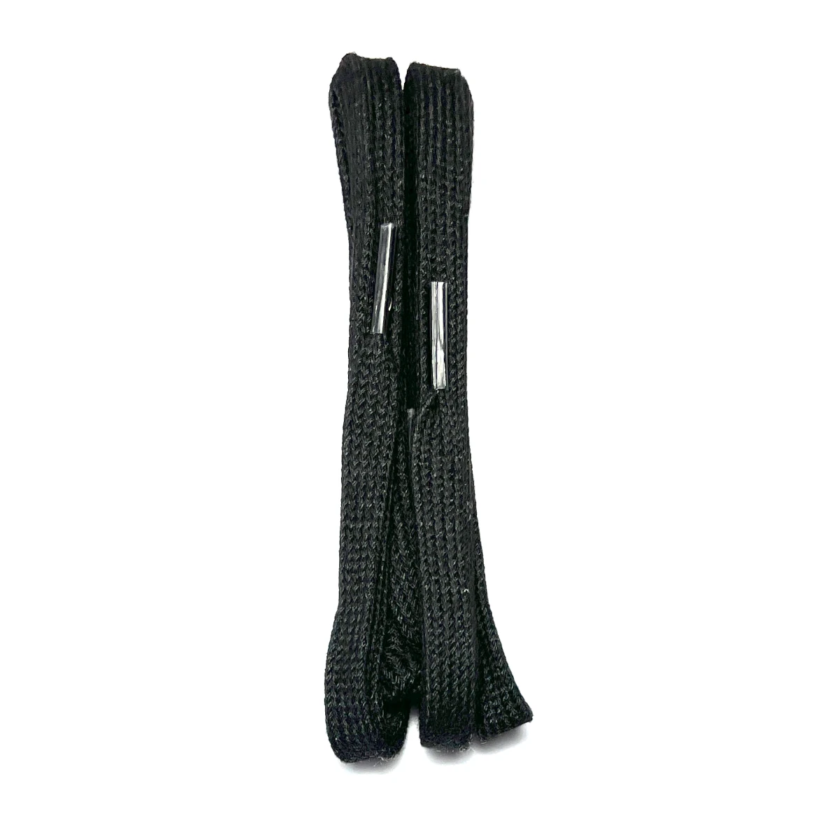 tedds plain flat laces black