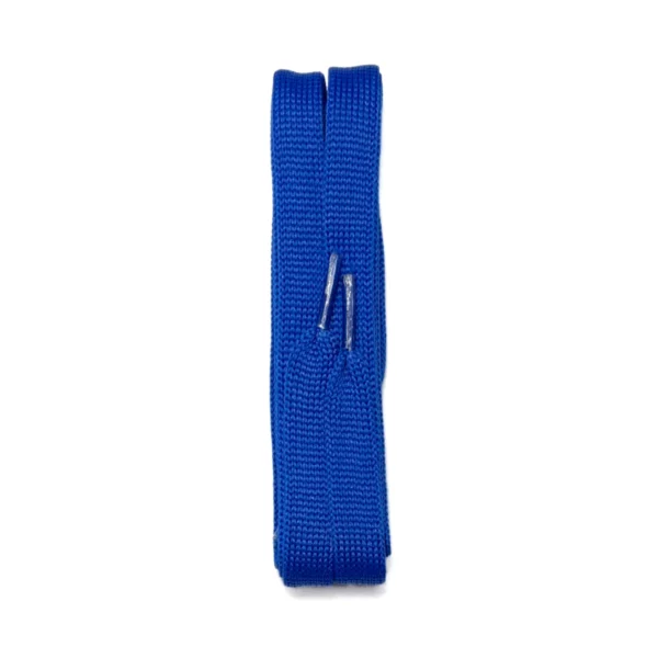 tedds plain flat laces electric blue