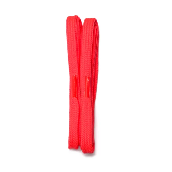 tedds plain flat laces fluo pink