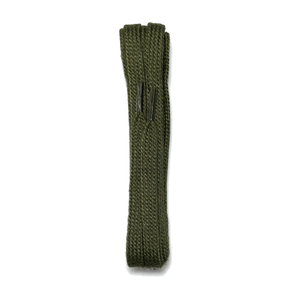 tedds plain flat laces olive