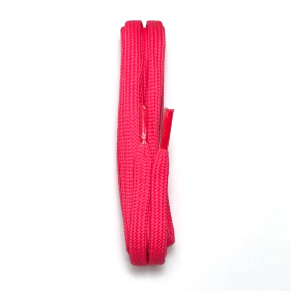 tedds plain flat laces pink