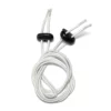 tedd's quicktie elastic laces white