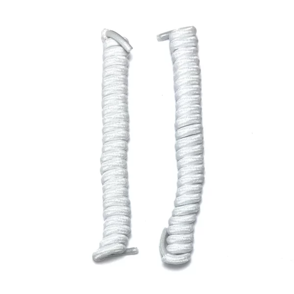 tedds spiral laces white