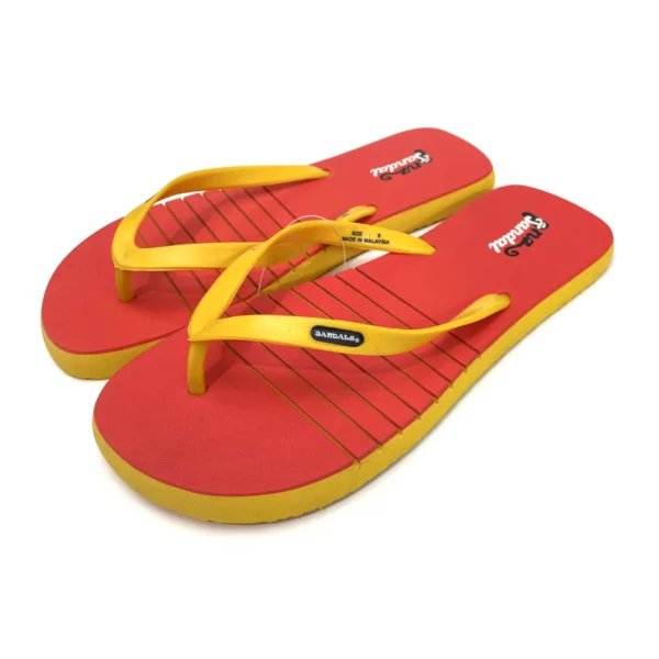 women's jandal j2 yellow red 01