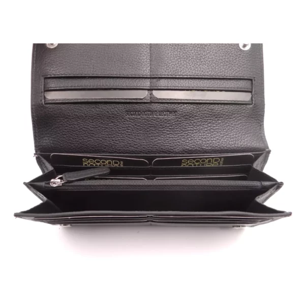 womens large slim wallet black 03