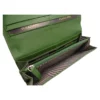 womens large slim wallet greenmulti 003