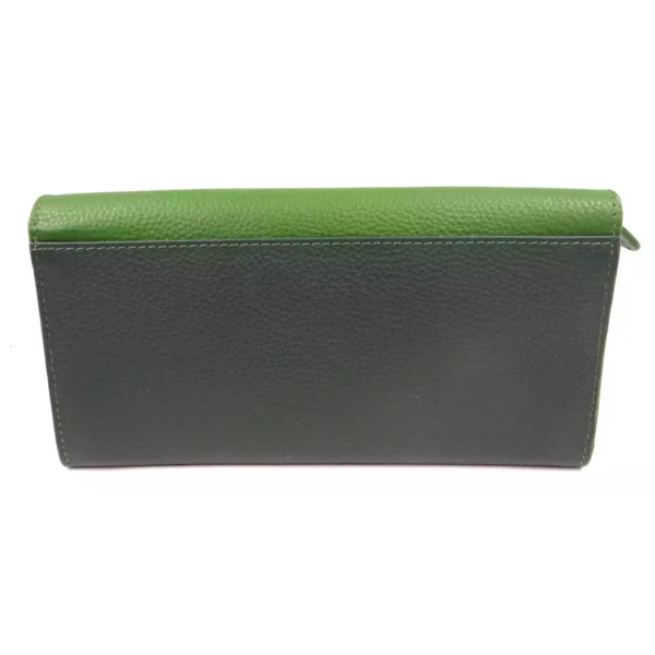 womens large slim wallet greenmulti 04