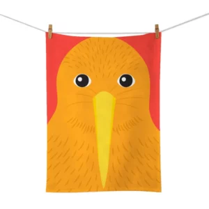 100percentnz bright kiwi tea towel