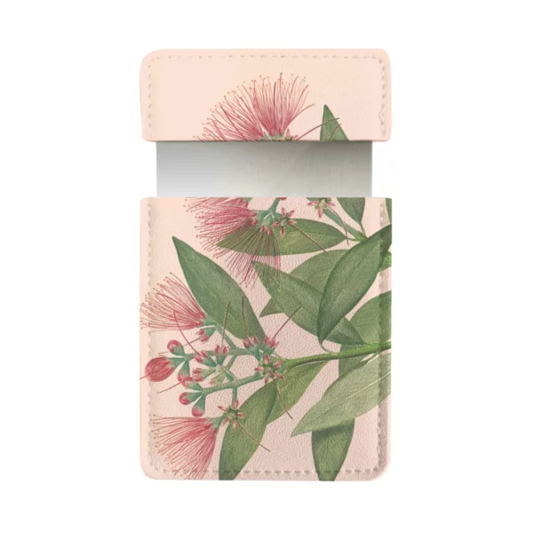 100percentnz vintage botanical pohutukawa pocket mirror