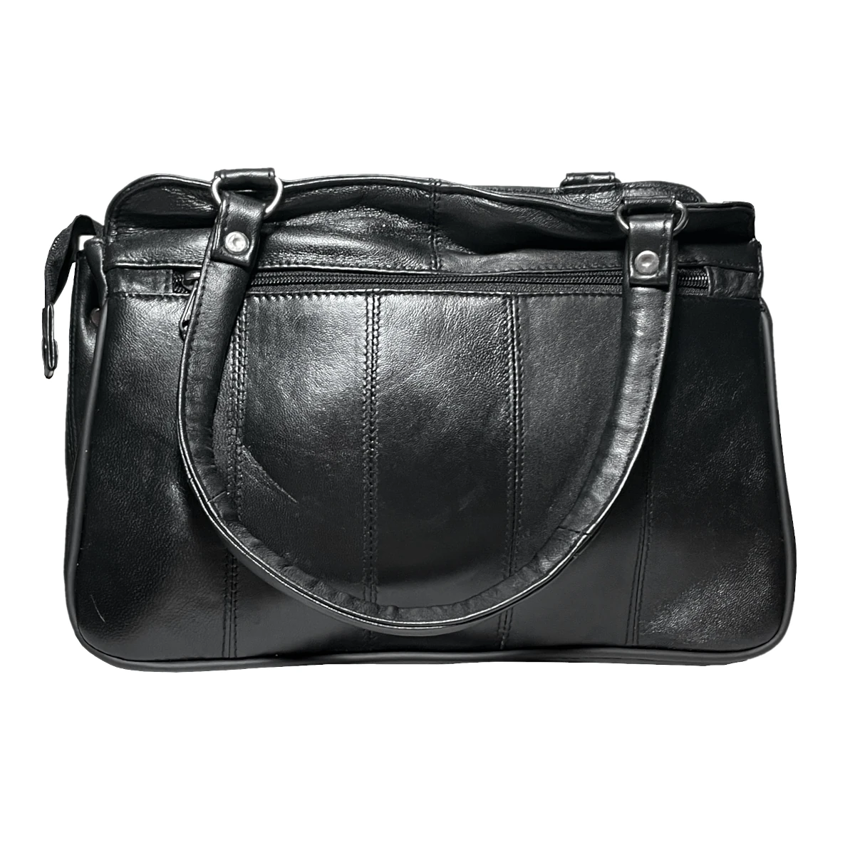 bella ricca waiau ladies leather handbag black 3