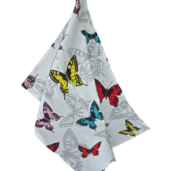 butterfly tea towel