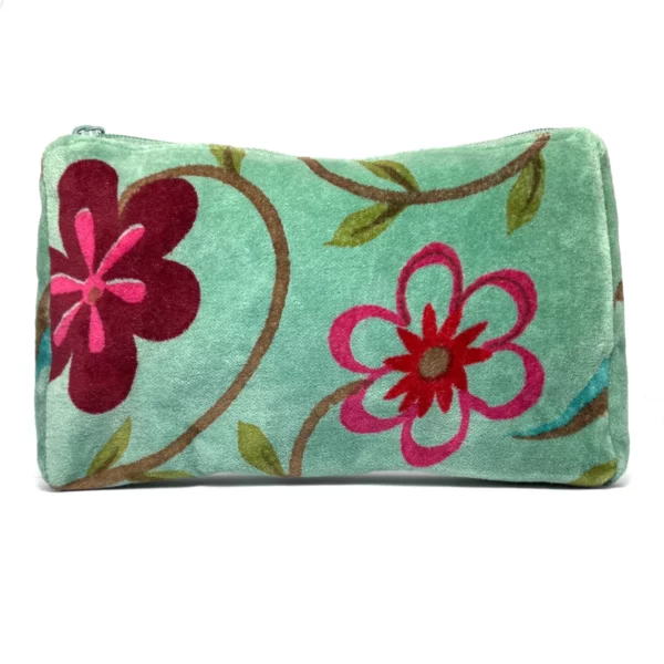 floressents cosmetic purse songbird pale aqua 2