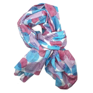 floressents spiral cotton scarf