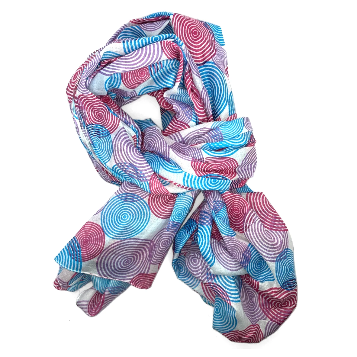 floressents spiral cotton scarf