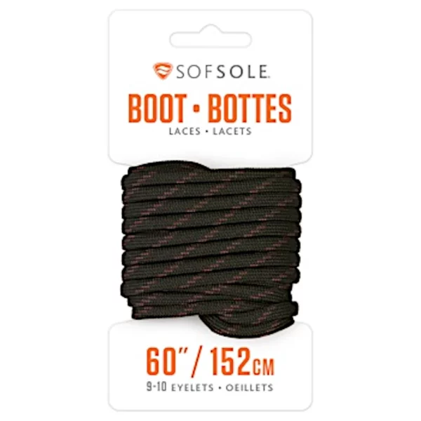 sof sole boot 60 inch laces black tan