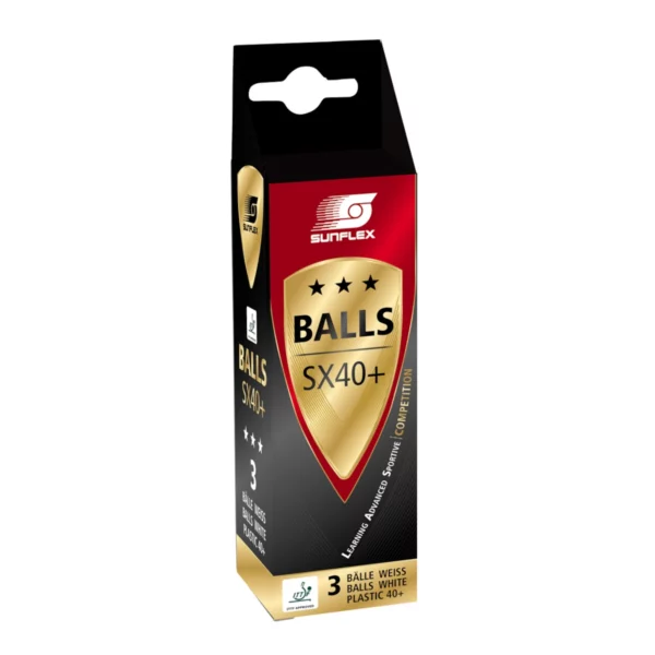 sunflex tt balls sx40+ 3pk white 1