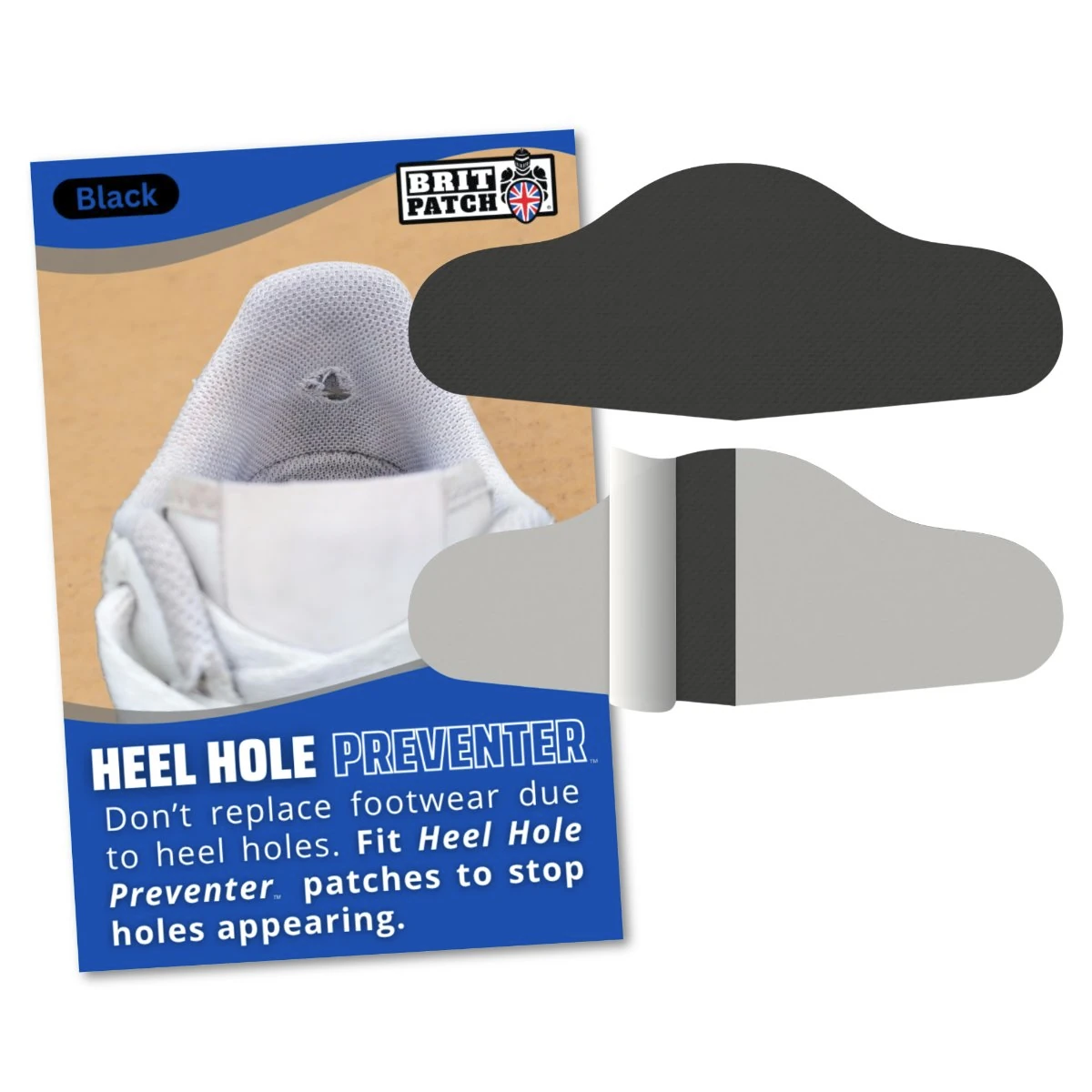 trainer armour heel hole preventer black 1