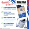 trainer armour heel hole preventer black 3