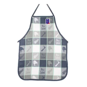 apron map kiwi grey