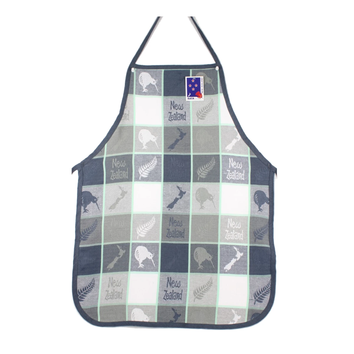 apron map kiwi grey