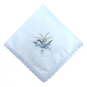 embroidered handkerchief floral blue 1