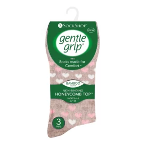 gentle grip ladies 3pack bamboo neutral 1