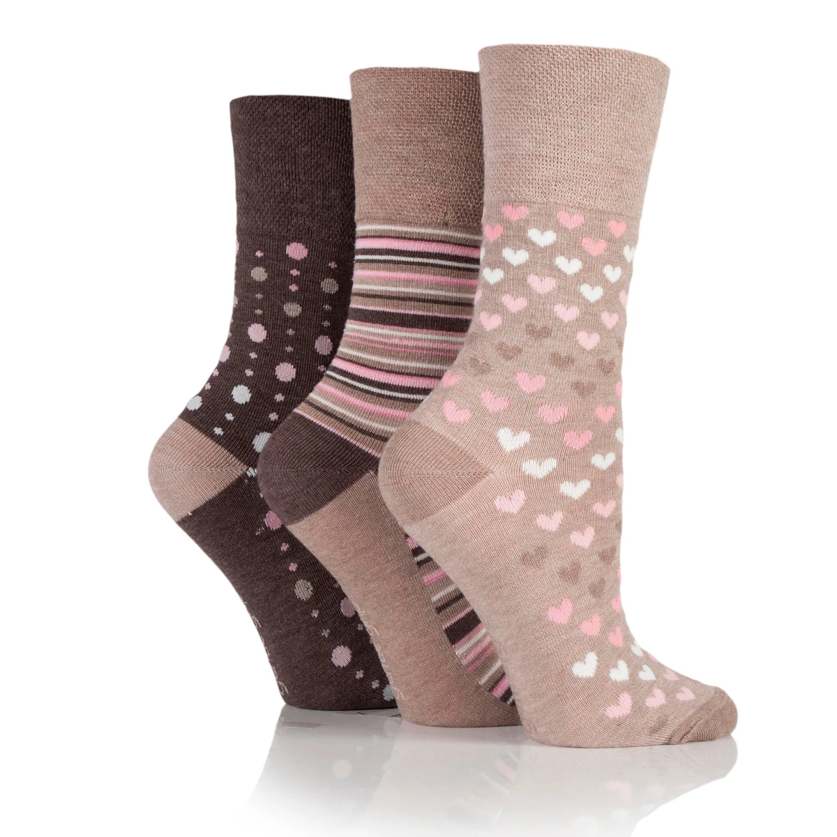 gentle grip ladies 3pack bamboo neutral 2