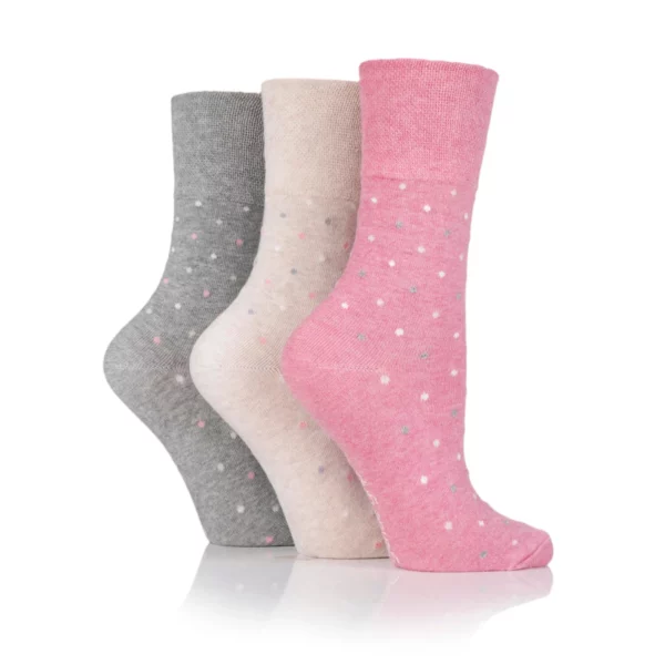 gentle grip ladies 3pack dots light mix 2