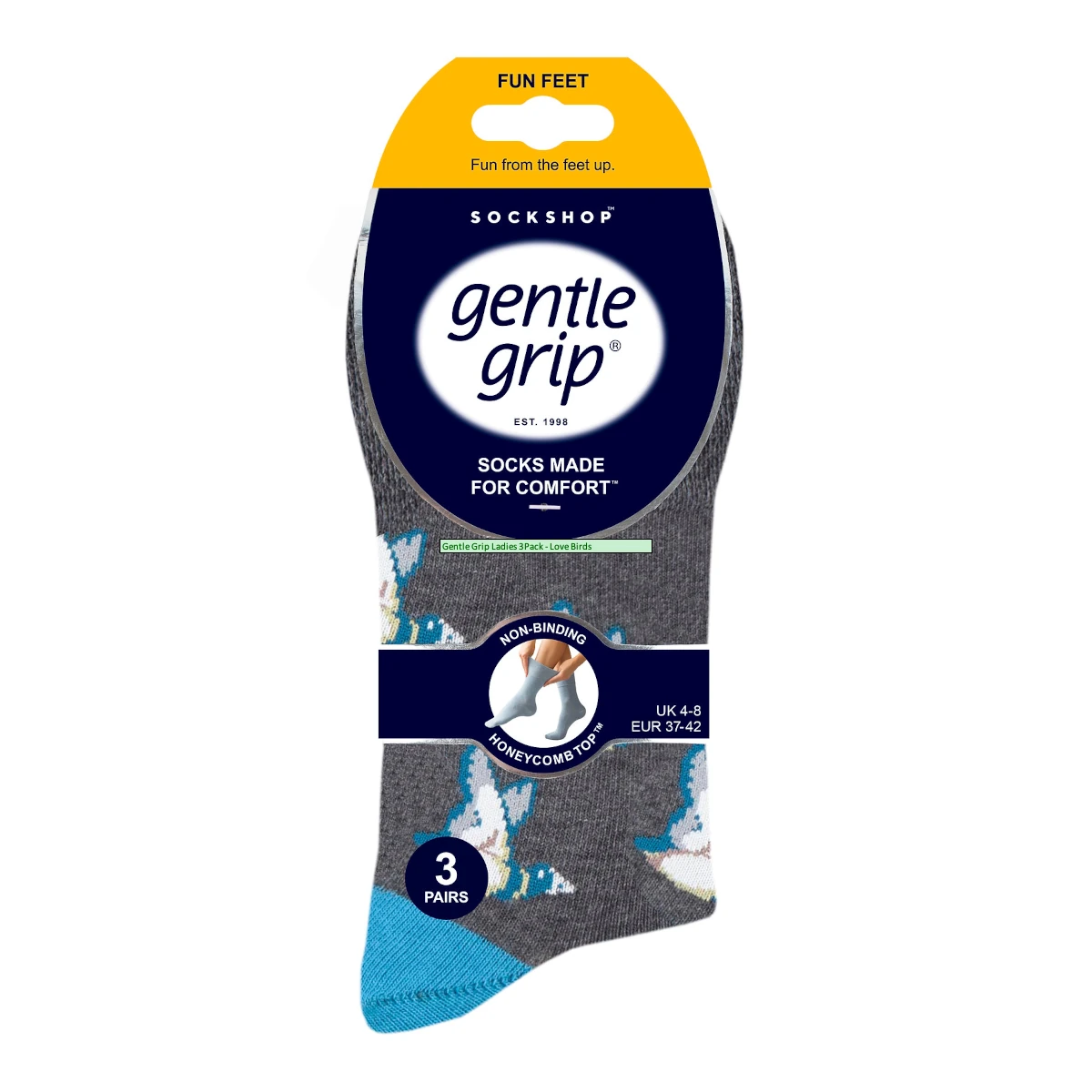 gentle grip ladies 3pack love birds 1