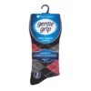 gentle grip mens 3pack argyle black 1