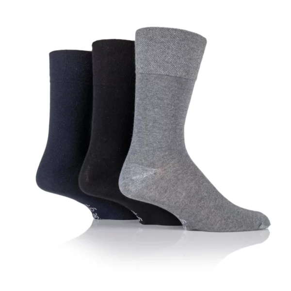 gentle grip mens 3pack black navy grey 2