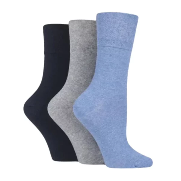 iomi footnurse diabetic 3 pack black grey blue 1