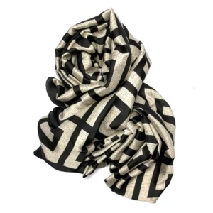mono scarf black 1