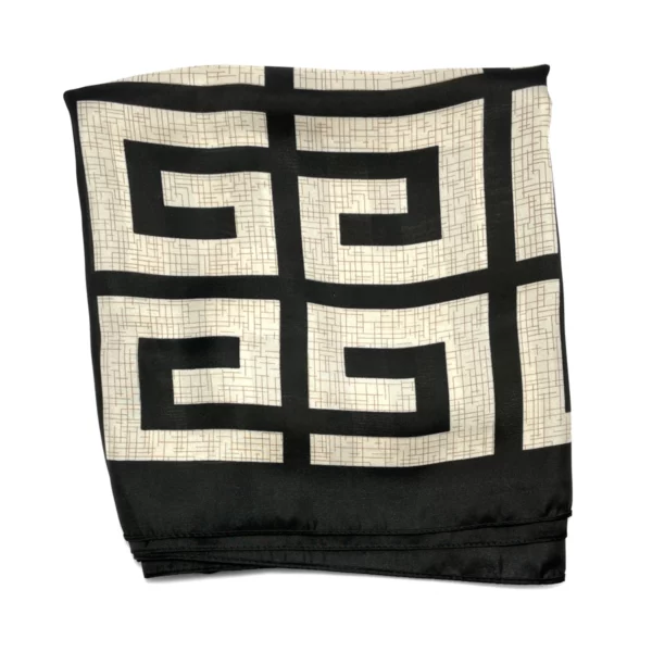 mono scarf black 2