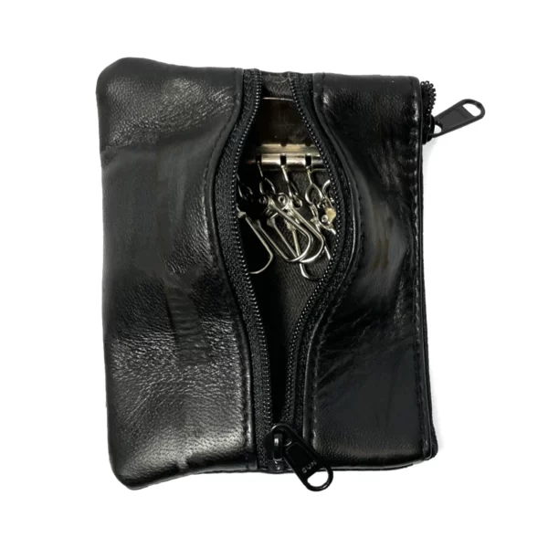 p103 down under leather coin pouch key ring 3