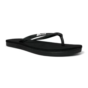 retts ladies jandals black 1