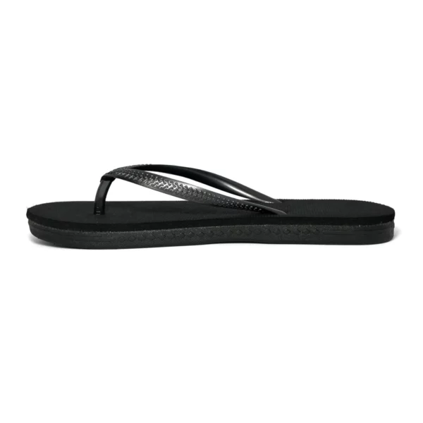 retts ladies jandals black 3