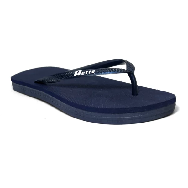 retts ladies jandals navy 1