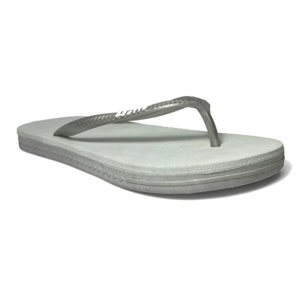 retts ladies jandals silver 1